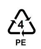 PE - recyled number 4