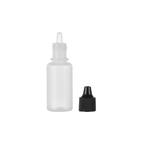 7ml natural-colored LDPE plastic boston round bottles