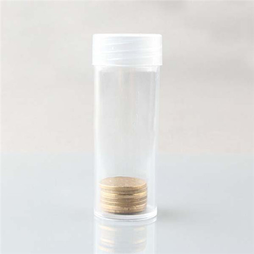 clear coin storage jar