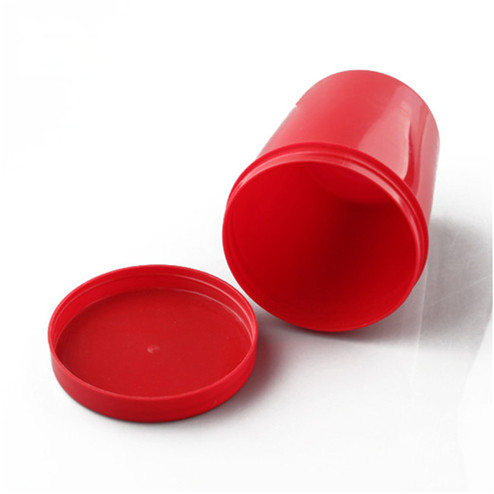 red pp plasti storage jar