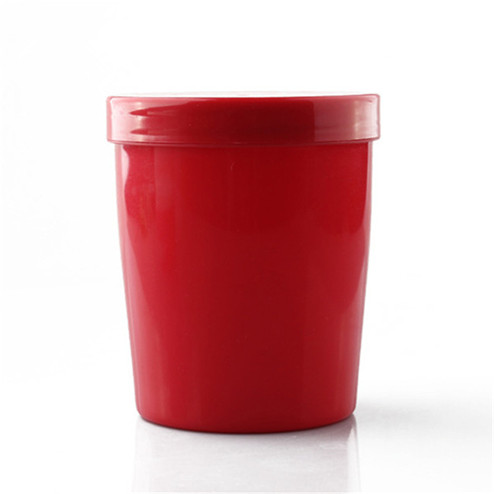 red pp plasti storage jar