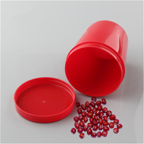 red pp plasti storage jar