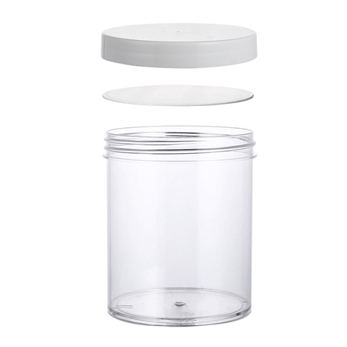 500ml jar detail lid, pad, ps clear jar
