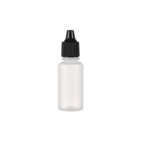 7ml natural-colored LDPE plastic boston round bottles in bulk