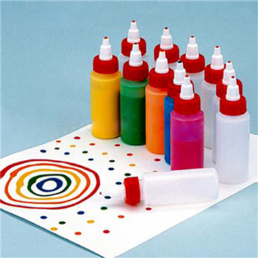 drawing ink bottle 1oz white HDPE/LDPE plastic cylinder bottles 20/410 JF-009