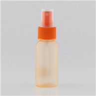 50 ml natrual PE/PP plastic boston round bottles with 24/410 JF-013