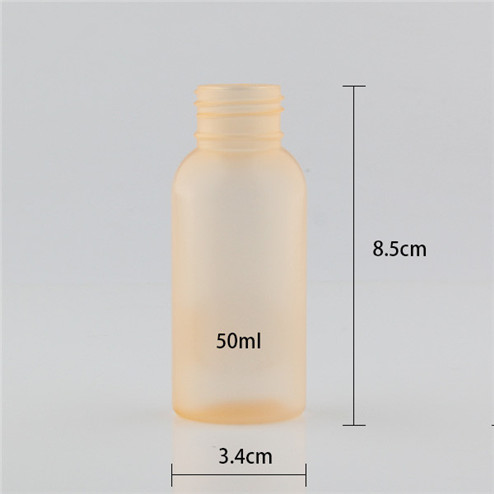 size of 50ml pe bottle 3.4*8.5cm