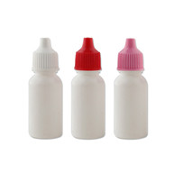 20 ml white HDPE plastic boston round bottles JF-017