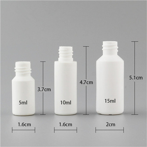 size of 5-15ml pe bottle