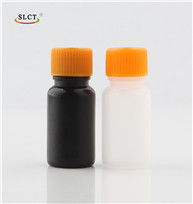 small plastic sampe bottle