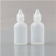 1oz natural-colored LDPE plastic boston round bottles JF-042