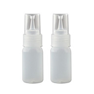 1oz natural-colored LDPE boston round bottles with 24/410 neck finish JF-048