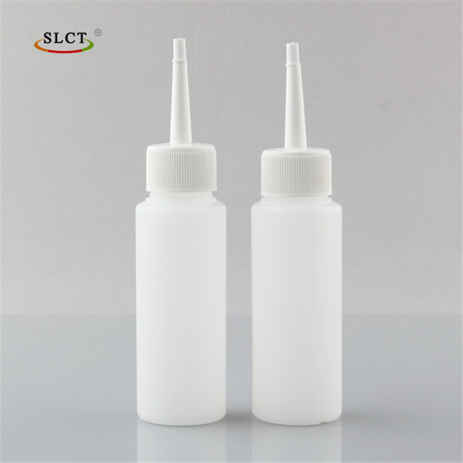 white PE plastic dropper tip bottle