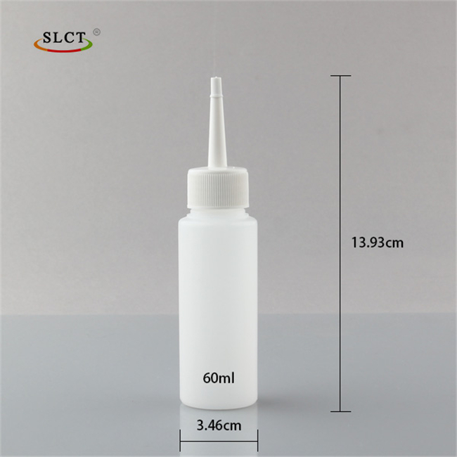 white PE plastic dropper tip bottle dimension