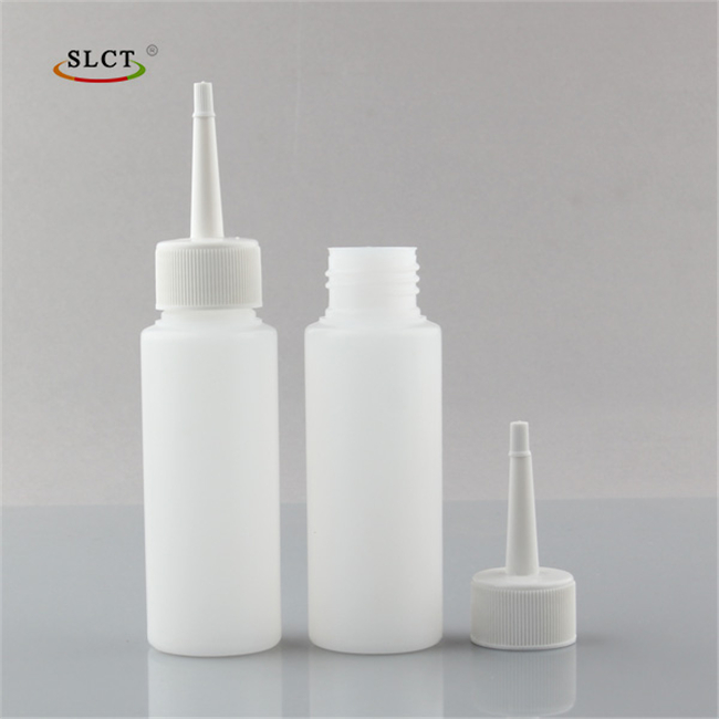 white PE plastic dropper tip bottle