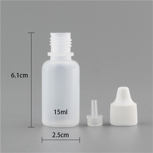 size of 15ml drop bottle