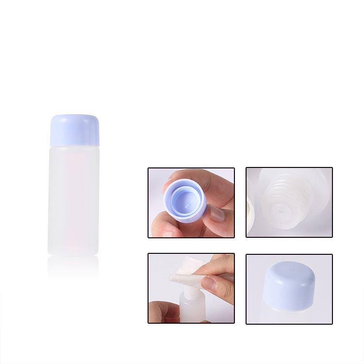 travel kit sample pe plastic bottle cap and plug details