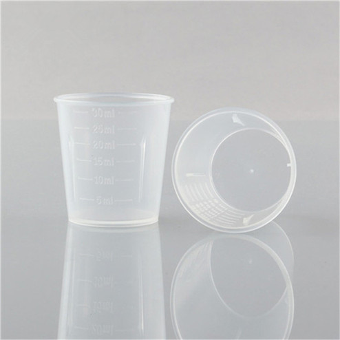 Clear 30ml PP Plastic measuring cup ZFA-703