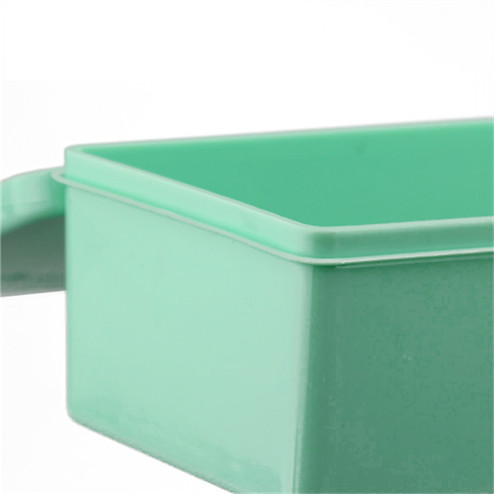 detail of pencil box Transparent PP rectangular plastic box YHF-925