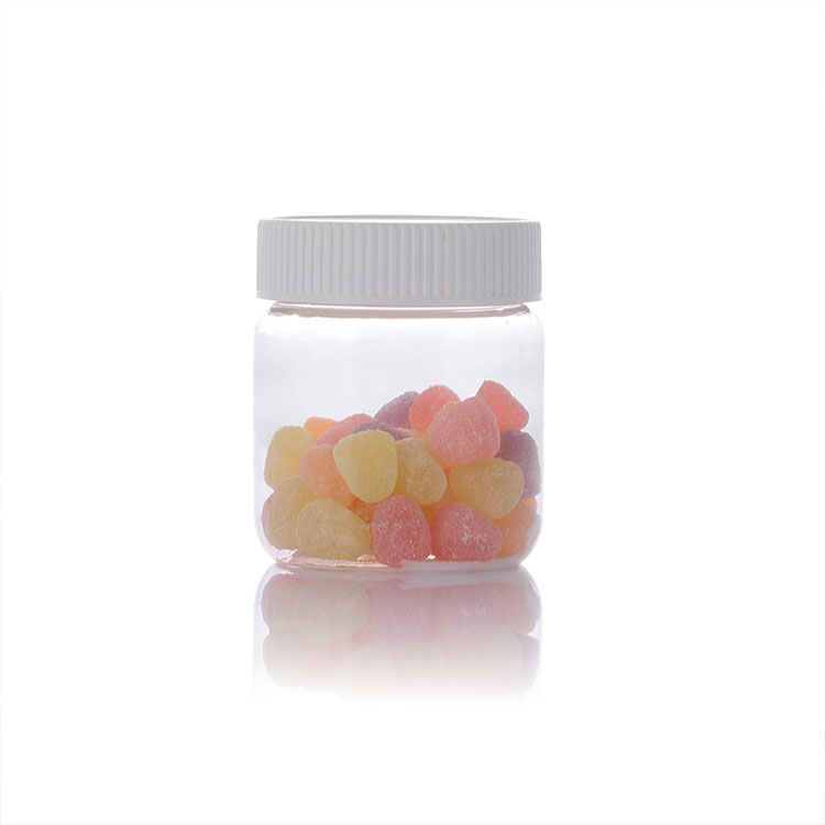 PET clear Jar with candy