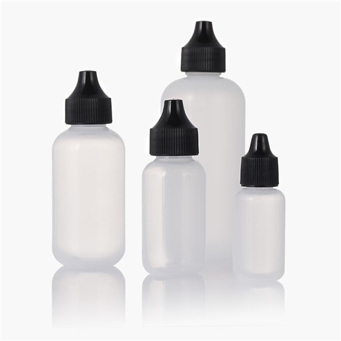 LDPE plastic drop bottles in group