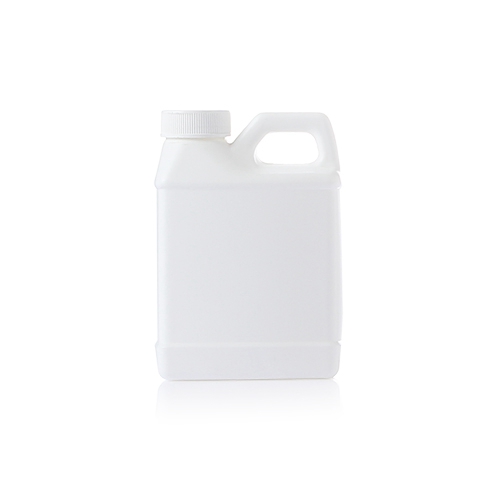 250ml (8.33oz) white HDPE F-style plastic jugs YFA-266