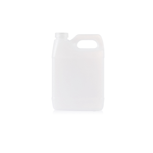 500ml (16.67oz) white HDPE plastic bottle with handle YFA-267