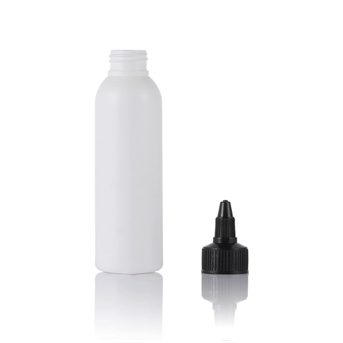 150ml plastic bottle with black twist top cap