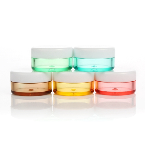 5ml Custom Color Small PS Plastic Jar with Screw Lid GFA-561