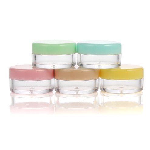 5ml Custom Color Small PS Plastic Jar with Screw Lid GFA-561