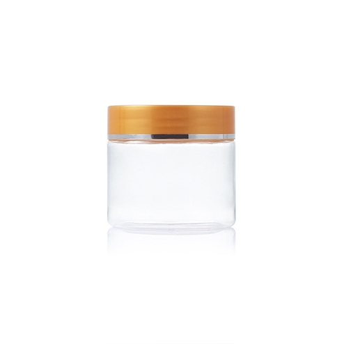 100ml plastic pet clear round jar with lid PGH-007