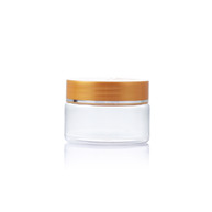 80ml plastic pet clear round jar