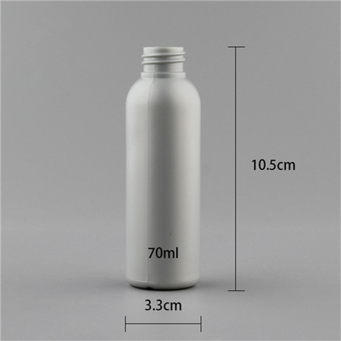size of 70ml HDPE /LDPE Plastic Bottle with neck finish 20-410