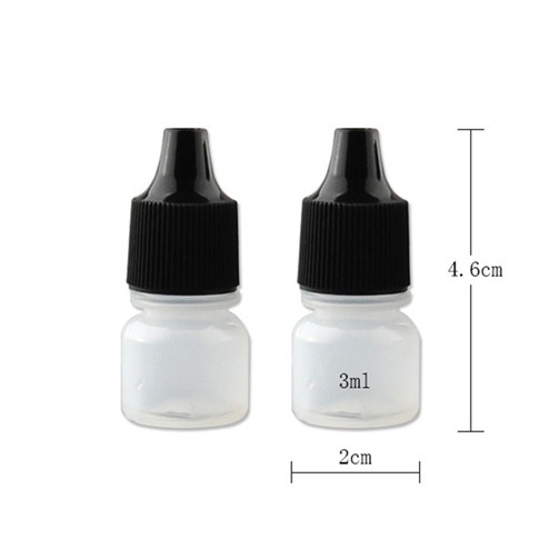 3ml pe plastic dropper bottle with cap JF-066