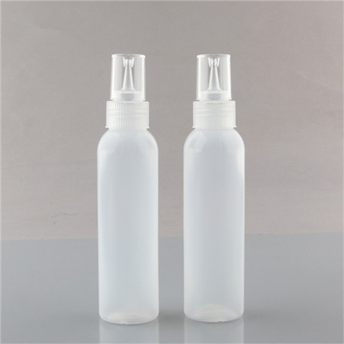 4oz natural colored LDPE boston round bottle with PS cap manufactuer in bulk