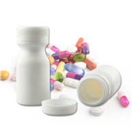 50ml HDPE plastic medicine bottle