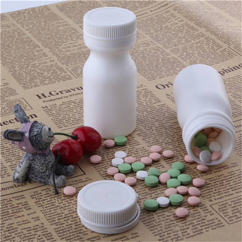50ml HDPE plastic medicine bottle