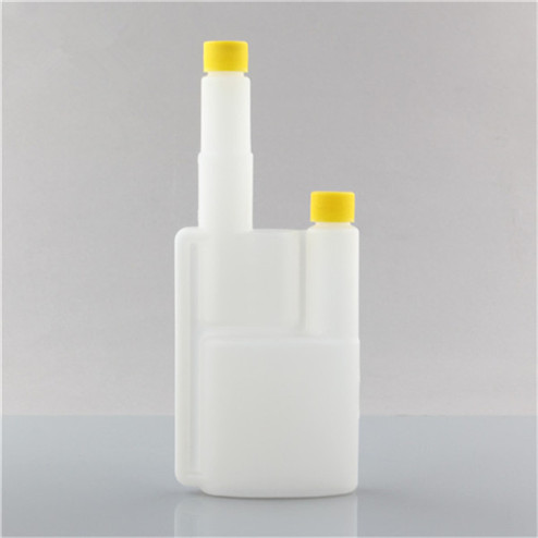 manufacture 150ml translucent HDPE twin neck bottle