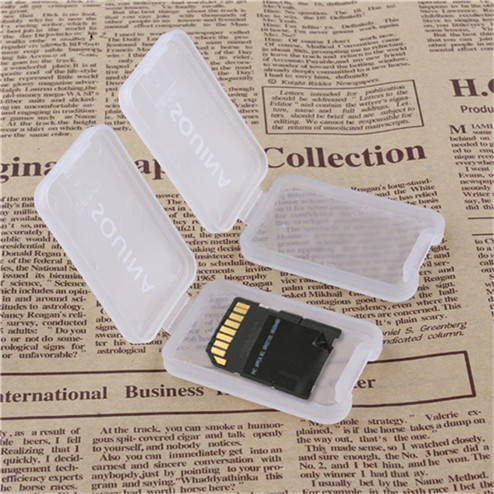 Transparent PP rectangular plastic card box YHF-902