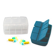 Custom PP pill plastic box with 7 dividers YHF-903