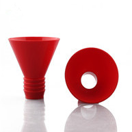 Red PP plastic oil funnel ZFA-718