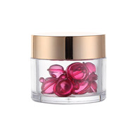 cosmetic jar 2OZ PS jar with gold screw lid