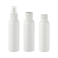 120ml (4oz) natural colored LDPE/HDPE boston round plastic bottle JF-102