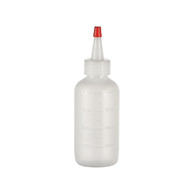 4oz natural colored LDPE boston round bottle