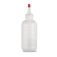6oz natural colored LDPE boston round bottle