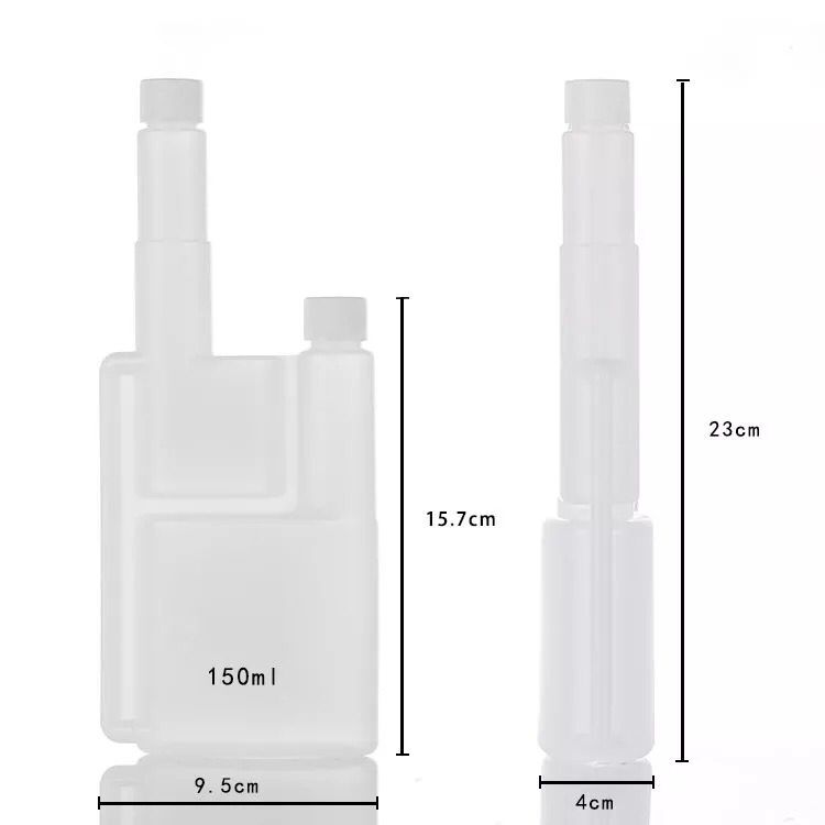 hdpe double neck bottle dimension