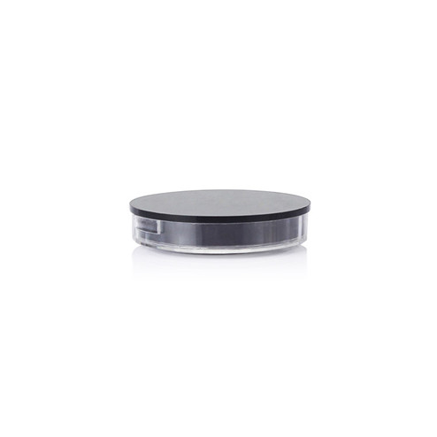 15ml black round cosmetic jar GFA-555