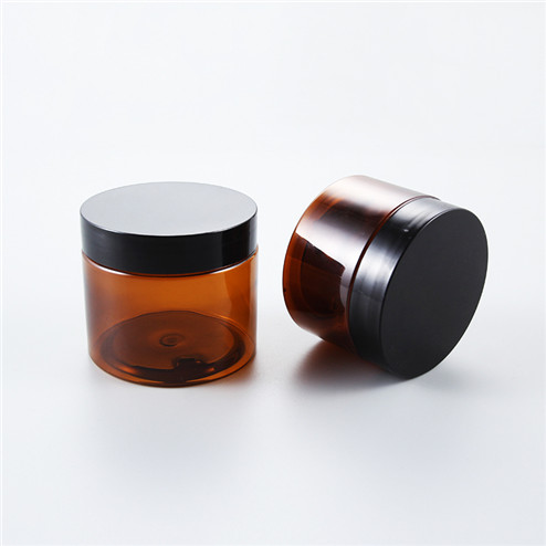 120ml Amber Custom plastic pet jar