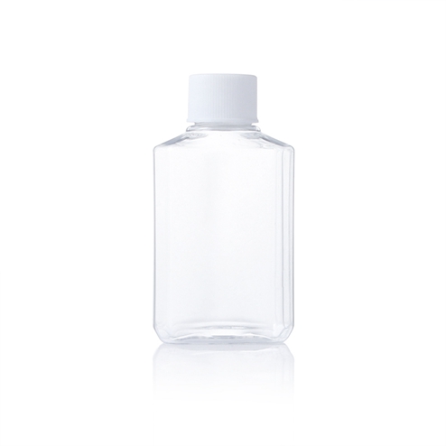 Portable hand sanitizer bottle with screw cap