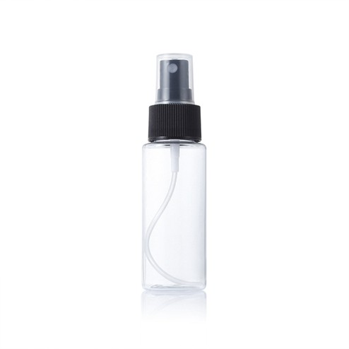 60ml clear bottle with black sprayer